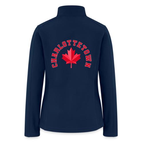 Charlottetown with maple leaf - Women’s Soft Shell Jacket