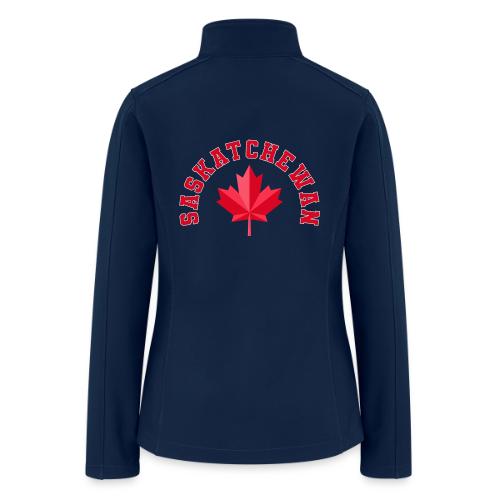 Saskatchewan with maple leaf - Women’s Soft Shell Jacket