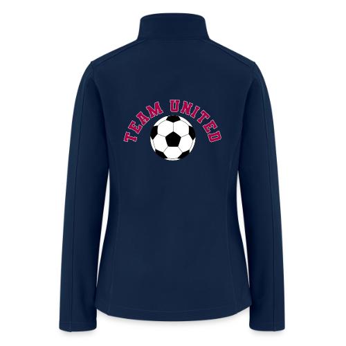Team United Soccer Ball Sports Design - Women’s Soft Shell Jacket