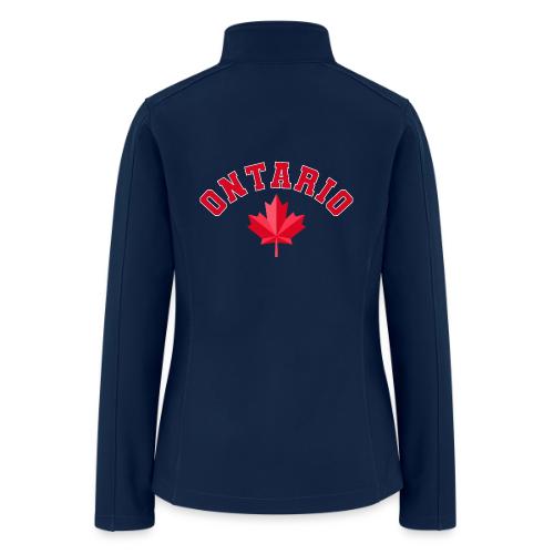Ontario with maple leaf - Women’s Soft Shell Jacket
