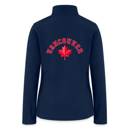 Vancouver with maple leaf - Women’s Soft Shell Jacket