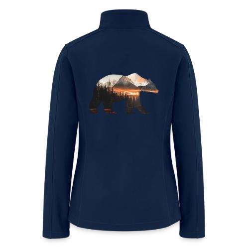 Canada Bear: fiery tones - Women’s Soft Shell Jacket