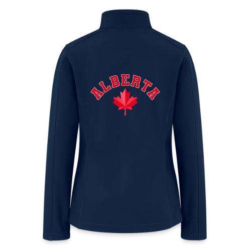 Alberta with maple leaf - Women’s Soft Shell Jacket