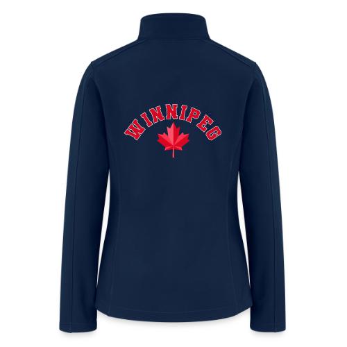 Winnipeg with maple leaf - Women’s Soft Shell Jacket