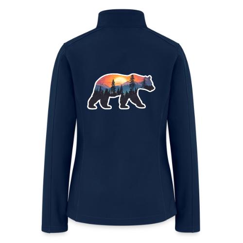 Mountain Spirit Bear - Women’s Soft Shell Jacket