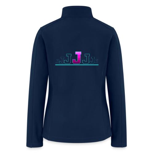Letter J – Capital Varsity Alphabet Monogram - Women’s Soft Shell Jacket