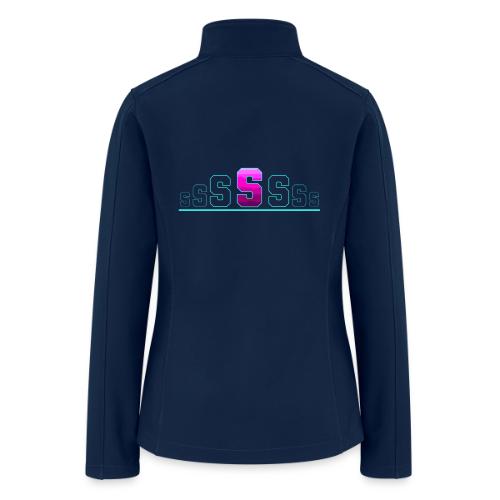 Letter S – Capital Varsity Alphabet Monogram - Women’s Soft Shell Jacket