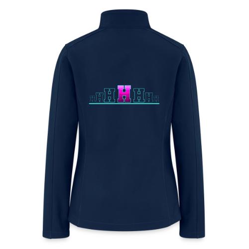 Letter H – Capital Varsity Alphabet Monogram - Women’s Soft Shell Jacket