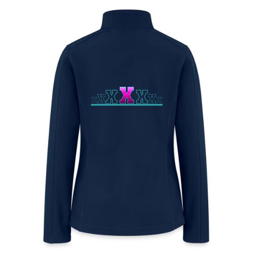 Letter X – Capital Varsity Alphabet Monogram - Women’s Soft Shell Jacket