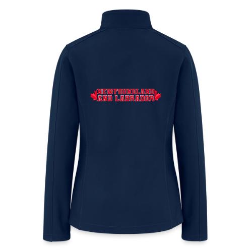 Newfoundland and Labrador with maple leaf - Women’s Soft Shell Jacket