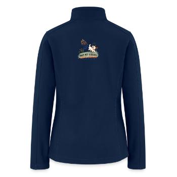 Not My Circus Not My Problem Dog - Women’s Soft Shell Jacket - navy - Back