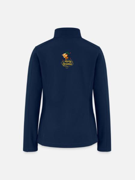 Jump Merry Christmas - Women’s Soft Shell Jacket - navy