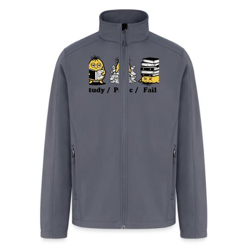 Funny Student Study Panic Fail Back To School - Men’s Soft Shell Jacket