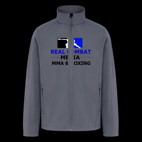 RCM MMA & BOXING Blue Logo - Men’s Soft Shell Jacket