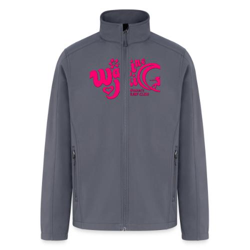 Wahine Kai Logo pink - Men’s Soft Shell Jacket