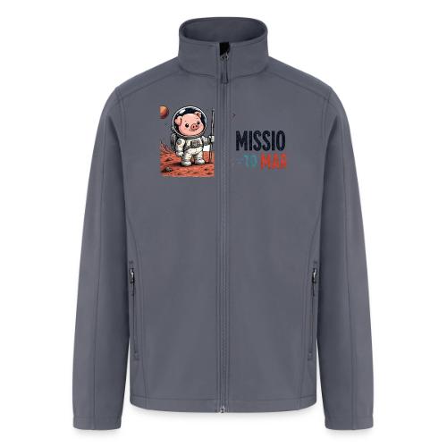 Mission To Mars Space Pig - Men’s Soft Shell Jacket