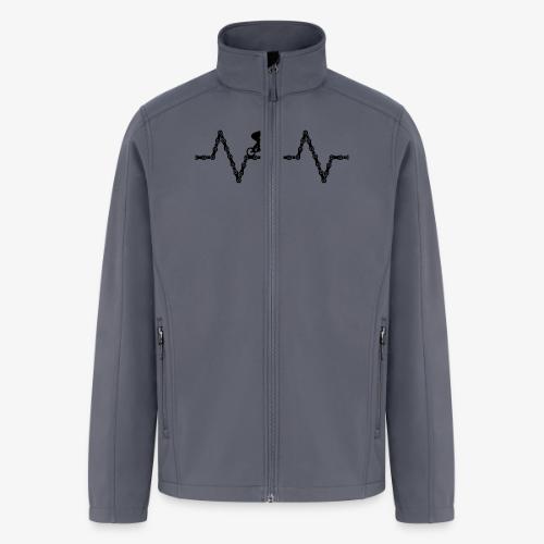 bmx bike heartbeat - Men’s Soft Shell Jacket