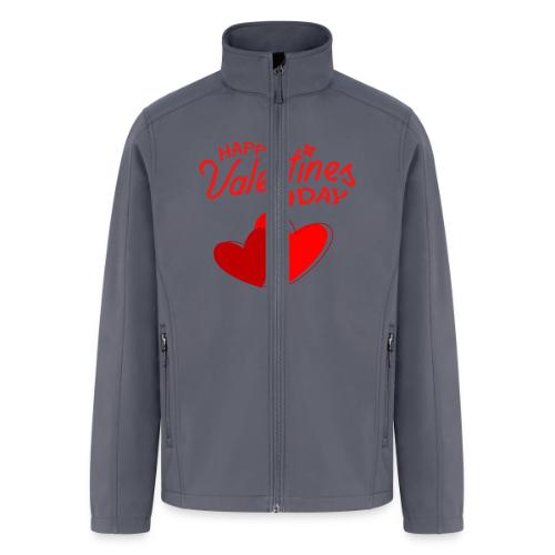 Heart design, Love, Valentine's Day, February 14 - Men’s Soft Shell Jacket