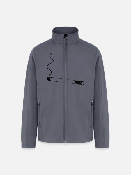 smoking - Men’s Soft Shell Jacket - gray