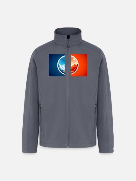 Between Fire and Ice - Men’s Soft Shell Jacket - gray