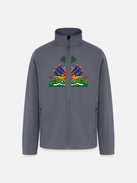 HAITI CHERIE - Men’s Soft Shell Jacket - gray