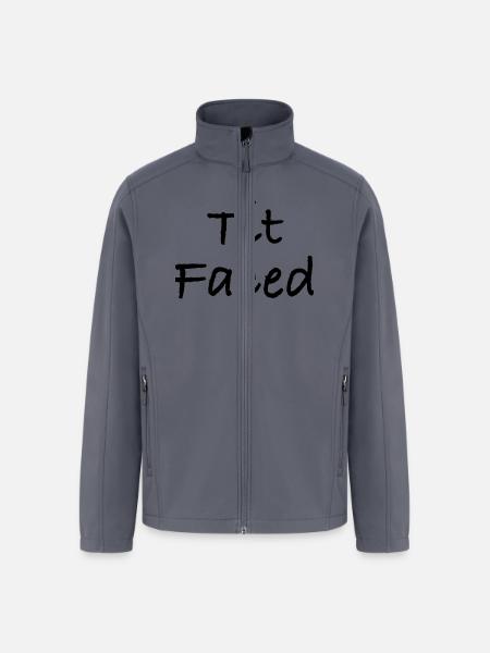 Tit Faced - Men’s Soft Shell Jacket - gray