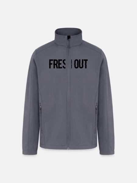 fresh out - Men’s Soft Shell Jacket - gray