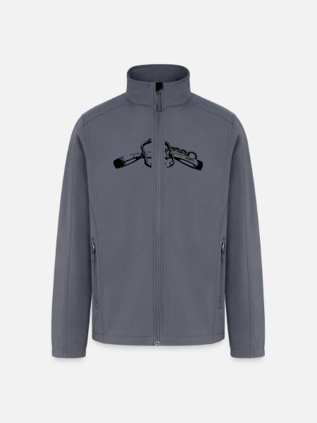 trap - Men’s Soft Shell Jacket - gray