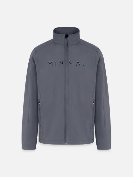 Minimal - Men’s Soft Shell Jacket - gray