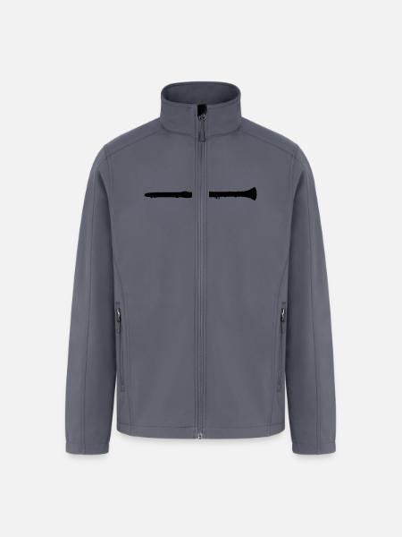 clarinet - Men’s Soft Shell Jacket - gray