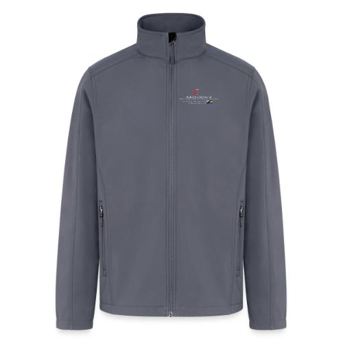 FUMCSD Logo (white text) - Men’s Soft Shell Jacket