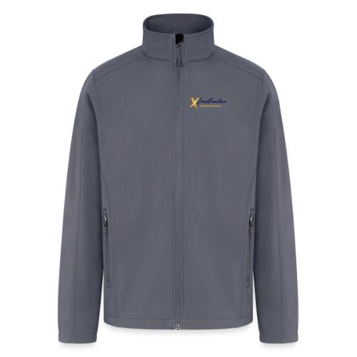 XF Sports Massage- Dark Logo (Front Only) - Men’s Soft Shell Jacket