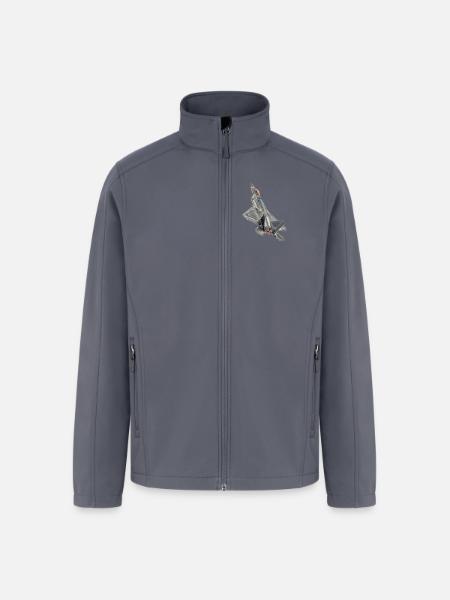 F22-Raptor - Men’s Soft Shell Jacket - gray