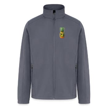 Alien Pineapple - Men’s Soft Shell Jacket - gray - Front