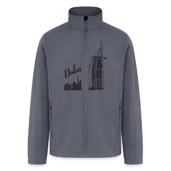 dubai - Men’s Soft Shell Jacket - gray - Front