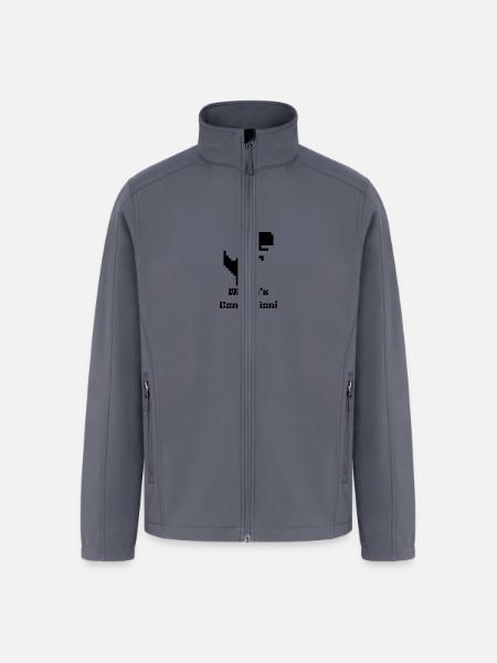 Dinosaures connection - Men’s Soft Shell Jacket - gray