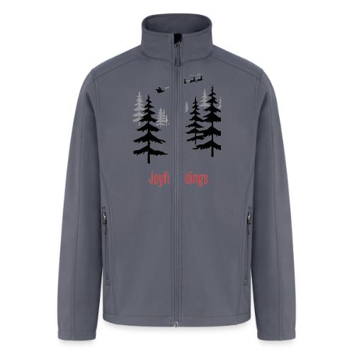 Joyful Tidings Christmas T-Shirt - Men’s Soft Shell Jacket