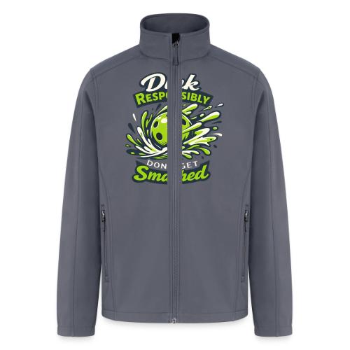 Dink Responsibly Don’t Get Smashed Pickleball Art - Men’s Soft Shell Jacket