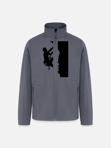 Climbing - Men’s Soft Shell Jacket - gray