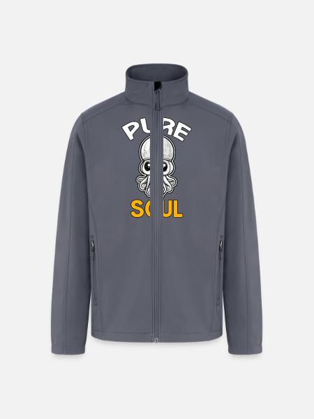 PURE SOUL TSHIRT SHIRT - Men’s Soft Shell Jacket - gray