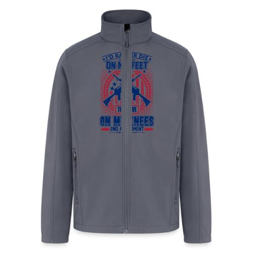 Die on My Feet for Light Background - Men’s Soft Shell Jacket