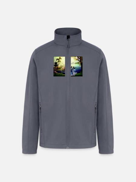 Meeting passionate - Men’s Soft Shell Jacket - gray