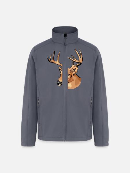 elk 2 - Men’s Soft Shell Jacket - gray