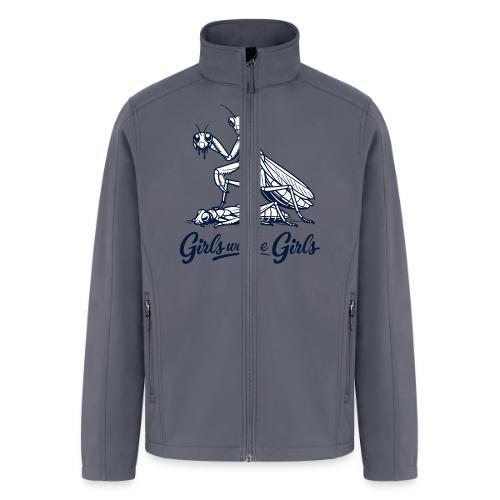 Girls Will Be Girls Praying Mantis Humor - Men’s Soft Shell Jacket
