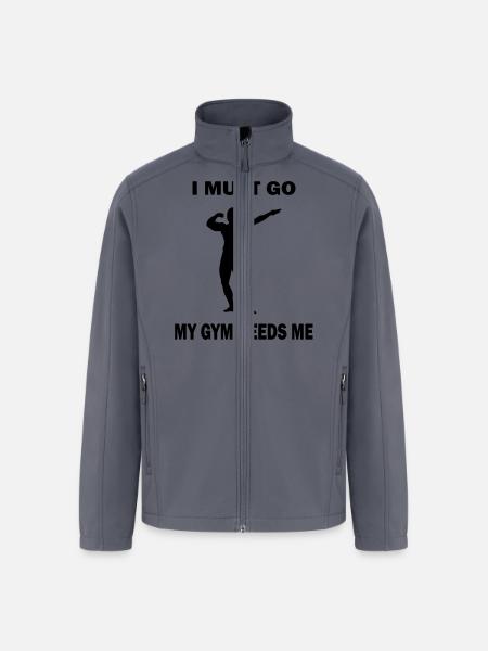 mygym - Men’s Soft Shell Jacket - gray