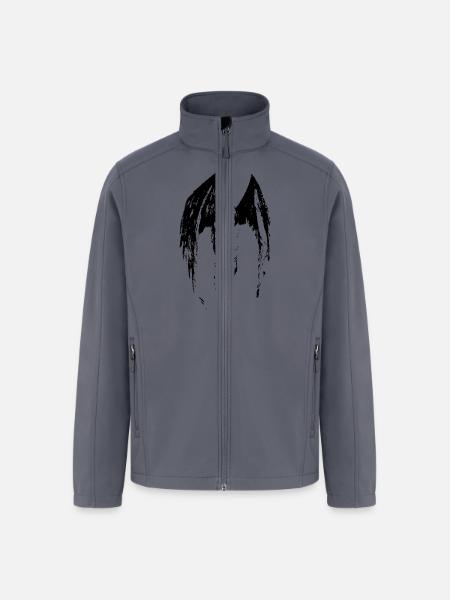The Mothman - Men’s Soft Shell Jacket - gray
