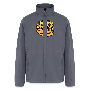 make money - Men’s Soft Shell Jacket - gray - Front