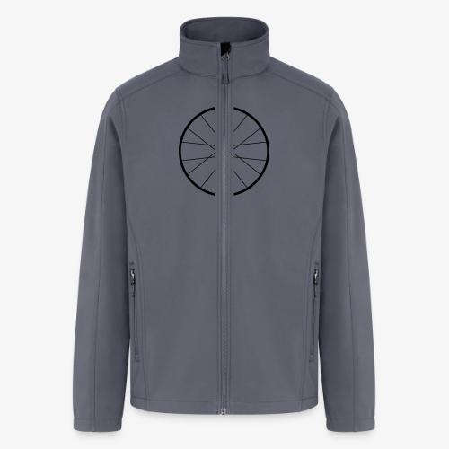 Bicycle Wheel - Men’s Soft Shell Jacket
