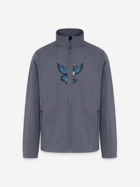 Twitter - Men’s Soft Shell Jacket - gray