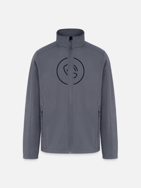 phone call - Men’s Soft Shell Jacket - gray